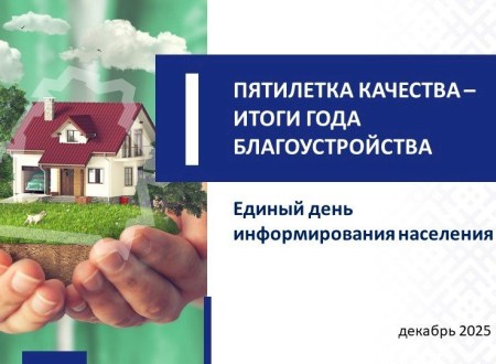 ПЯТИЛЕТКА КАЧЕСТВА – ИТОГИ ГОДА БЛАГОУСТРОЙСТВА